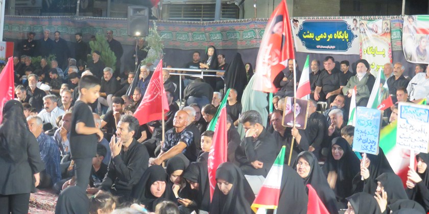 یکصد و شصت و پنجمین شب ایستادگی مردم کمشچه؛ پای ایران می‌ایستیم